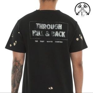 Civil Regime Through Hell & Back Thrashed Drop Tee
